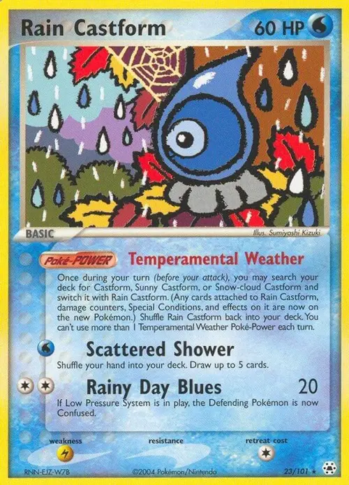 Rain Castform card art