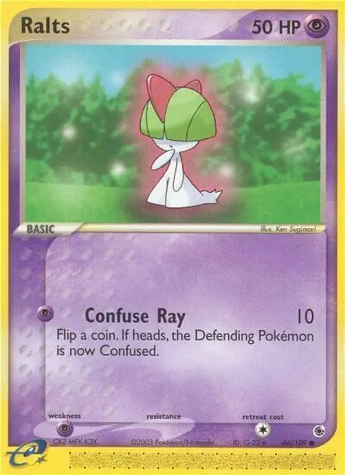 Ralts - 66/109 card art
