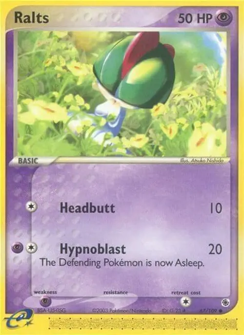Ralts - 67/109 card art