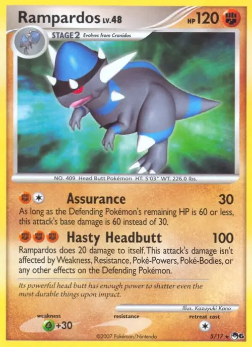 Rampardos card art