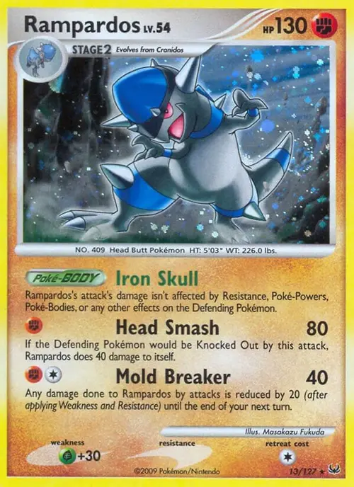 Rampardos card art