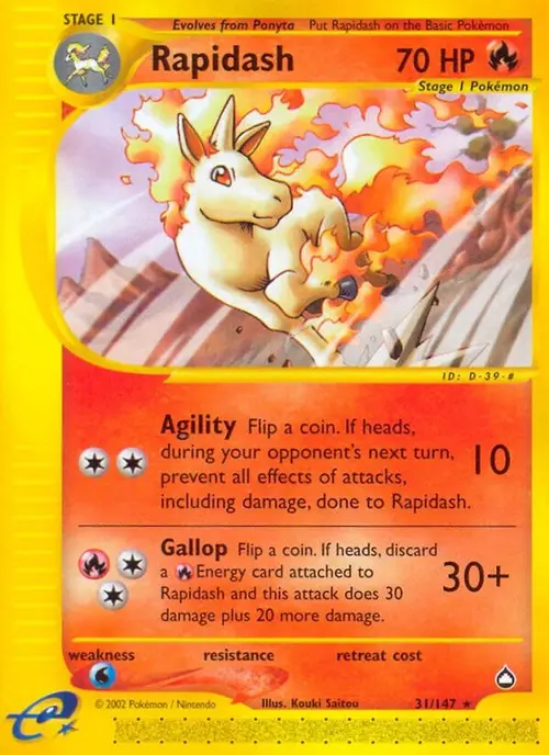 Rapidash card art