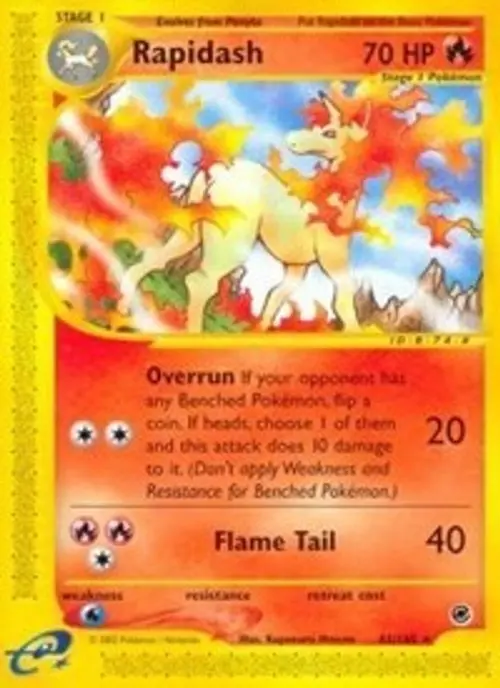 Rapidash (62) card art