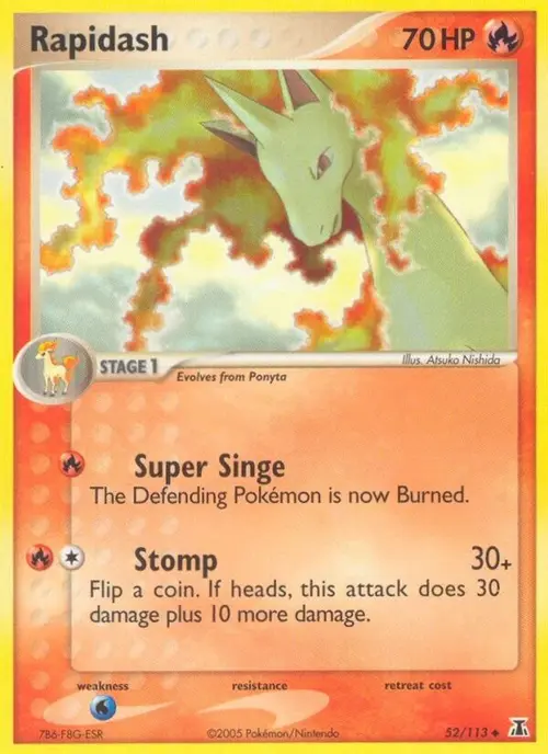 Rapidash card art