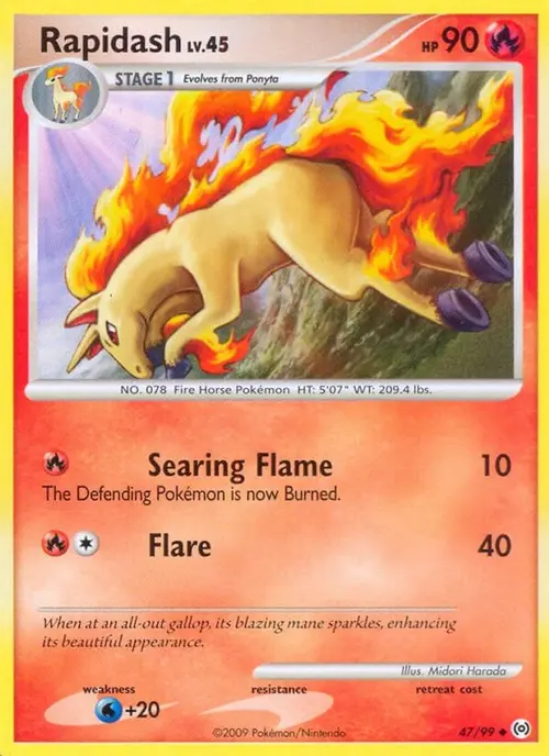 Rapidash (47) card art