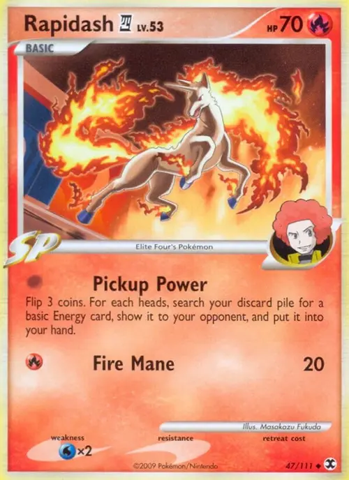 Rapidash E4 card art
