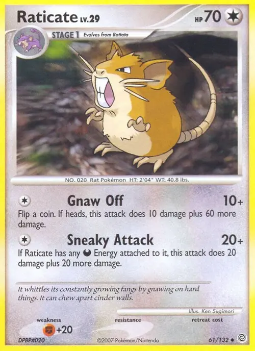 Raticate card art
