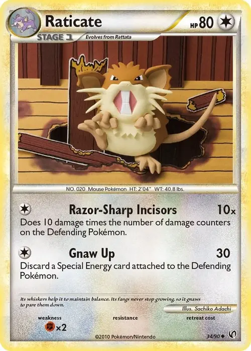 Raticate card art