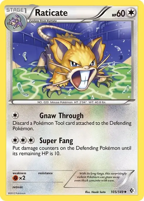 Raticate card art