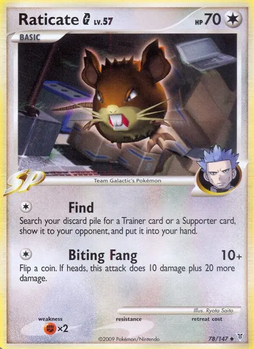 Raticate G card art