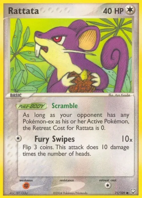 Rattata - 071/109 card art