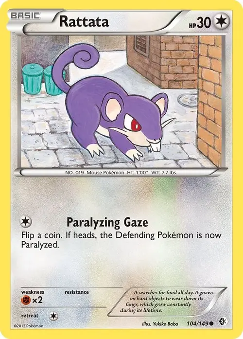 Rattata card art