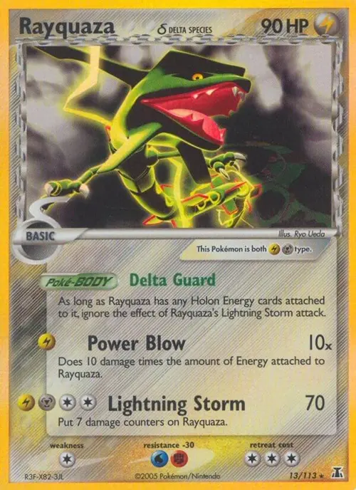 Rayquaza (Delta Species) card art