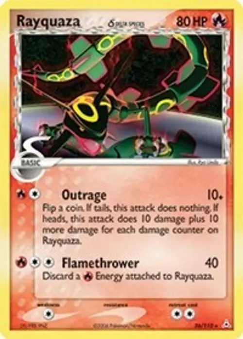 Rayquaza - 026/110 (Delta Species) card art