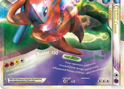 Rayquaza & Deoxys Legend (Bottom) card art