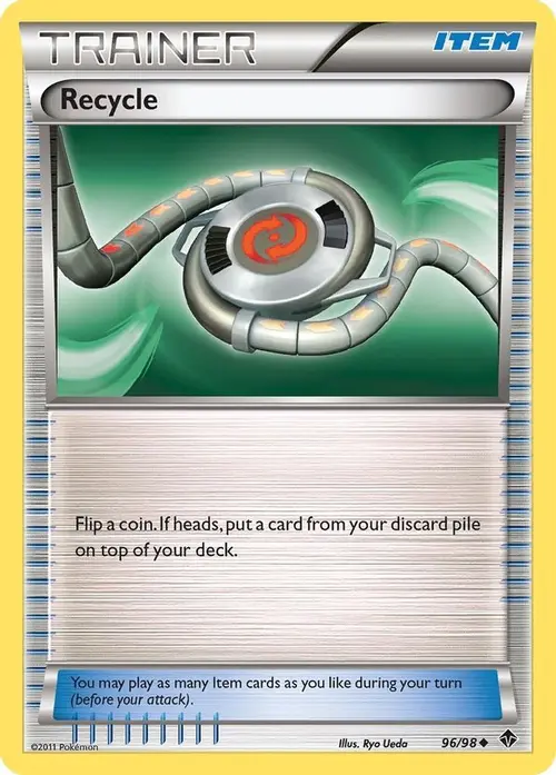 Recycle card art