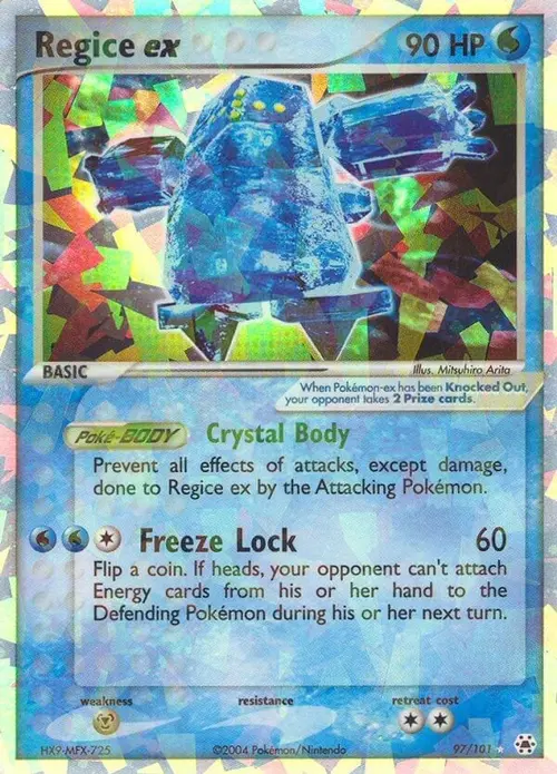 Regice ex card art