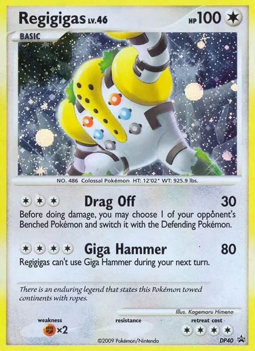 Regigigas - DP40 card art