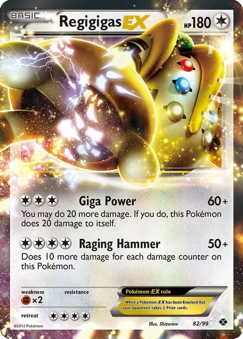 Regigigas EX card art