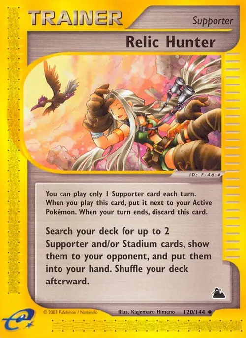 Relic Hunter card art