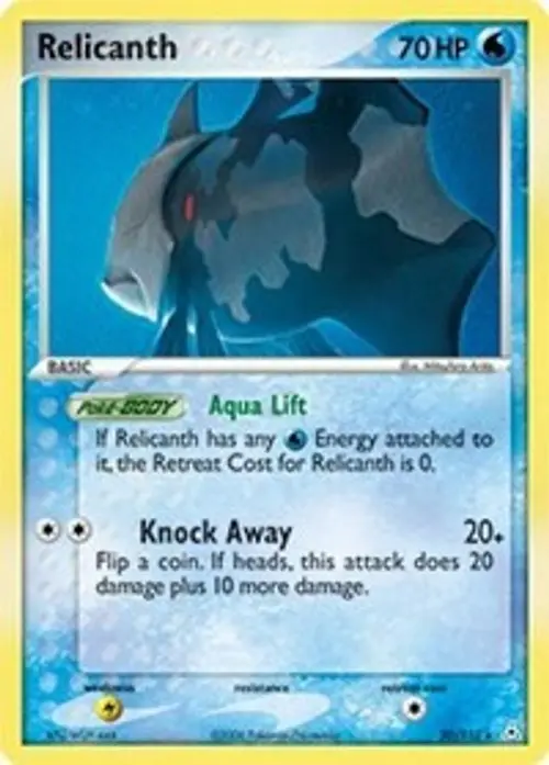 Relicanth card art