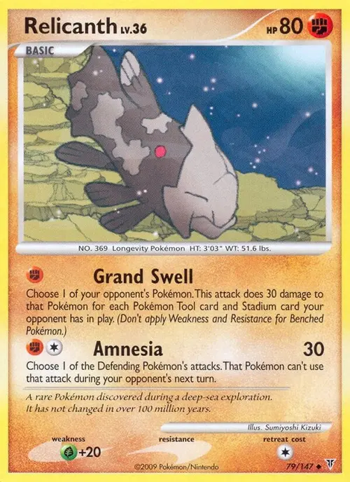 Relicanth card art
