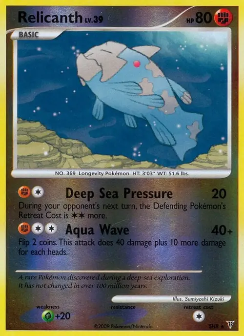 Relicanth (Shiny) card art