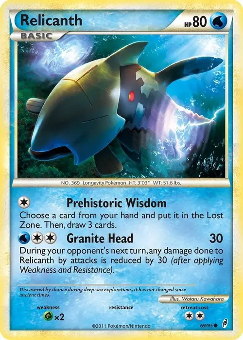Relicanth card art
