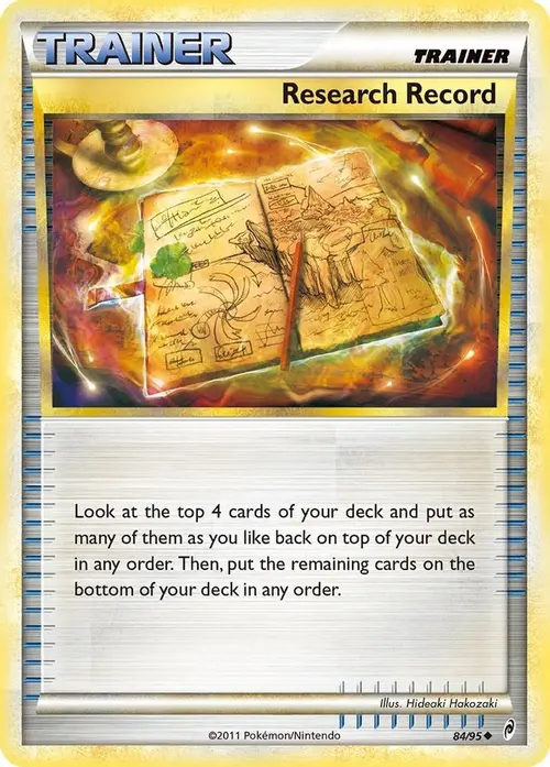 Research Record card art