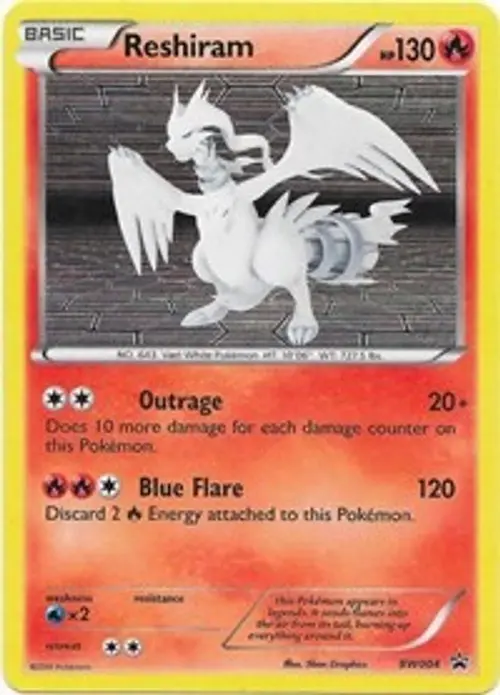 Reshiram - BW004 card art