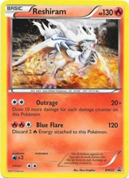 Reshiram - BW23 card art