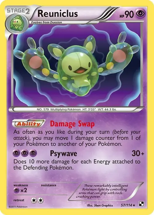 Reuniclus card art
