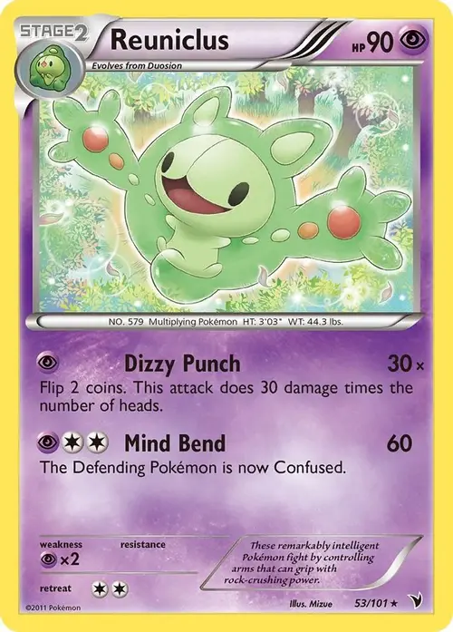 Reuniclus (53) card art