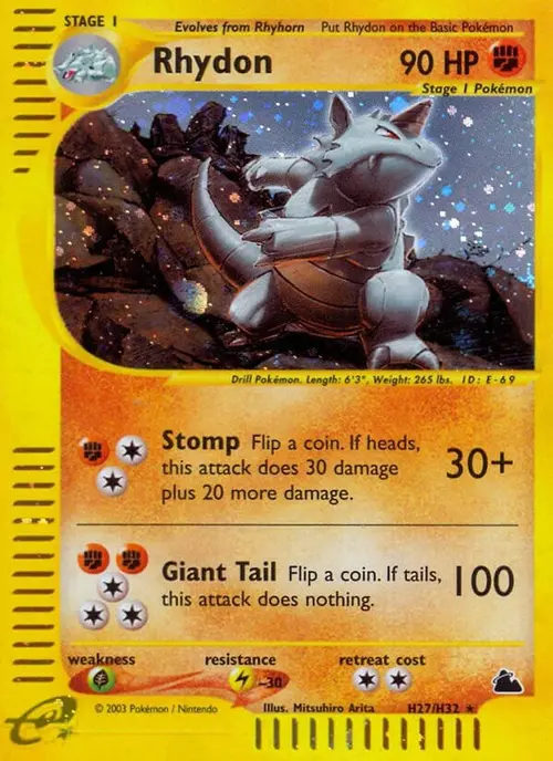 Rhydon (H27) card art