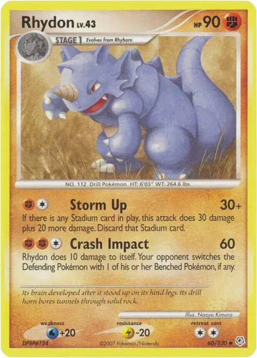 Rhydon card art