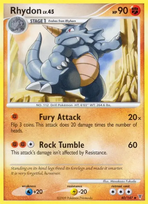 Rhydon card art
