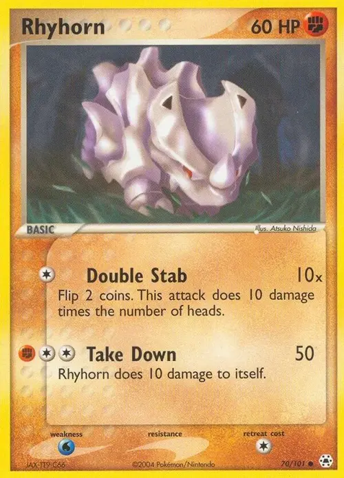 Rhyhorn card art