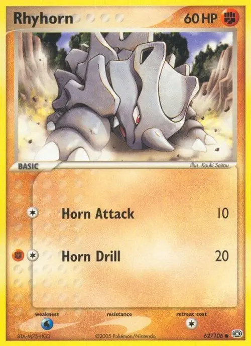 Rhyhorn card art