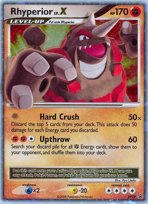 Rhyperior LV.X - DP29 card art