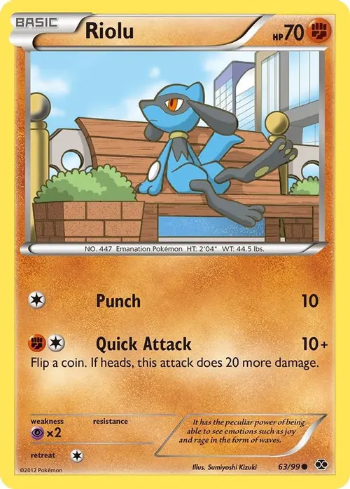 Riolu card art