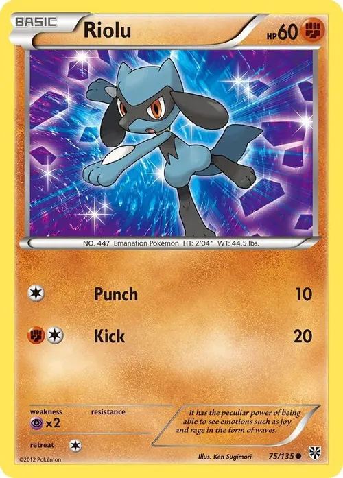 Riolu (75) card art