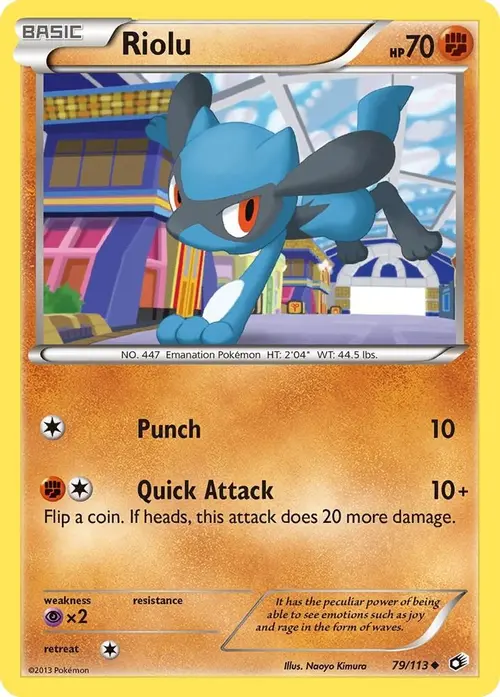 Riolu card art