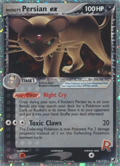 Rocket's Persian ex card art