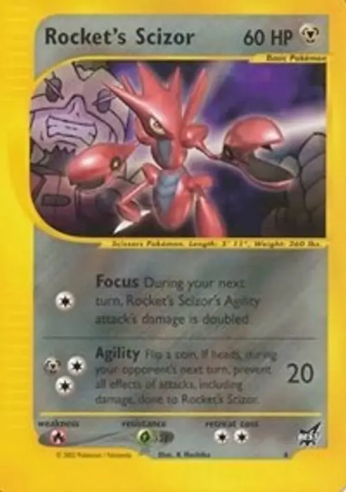 Rocket's Scizor - 4 card art