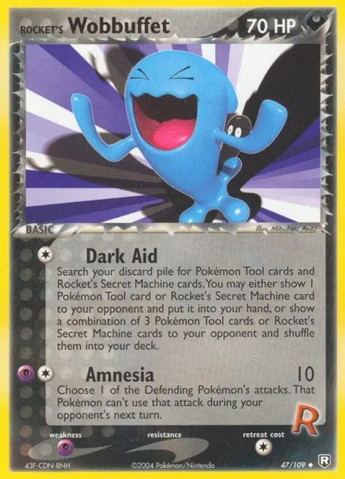 Rocket's Wobbuffet card art