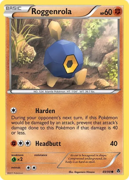 Roggenrola (49) card art
