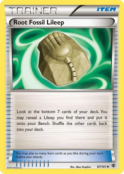 Root Fossil Lileep card art