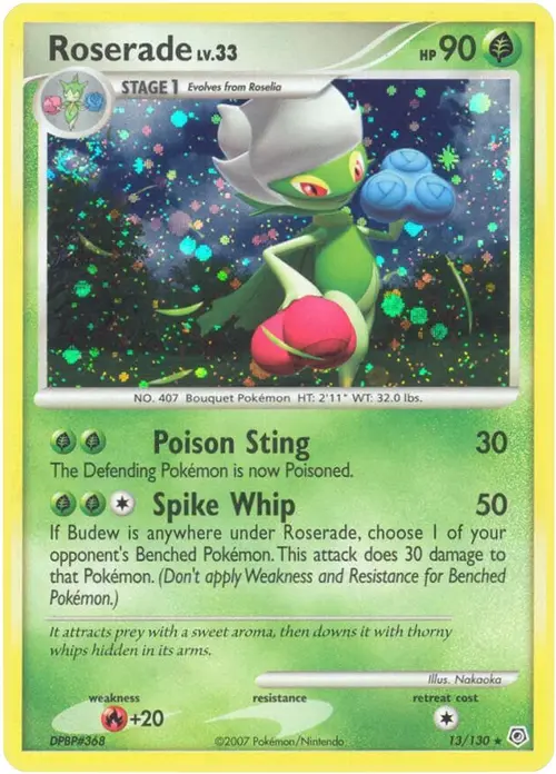 Roserade card art