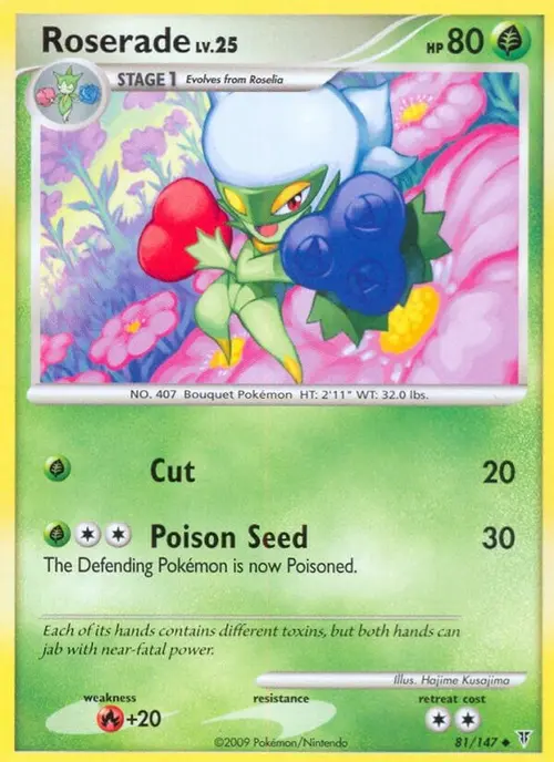 Roserade card art