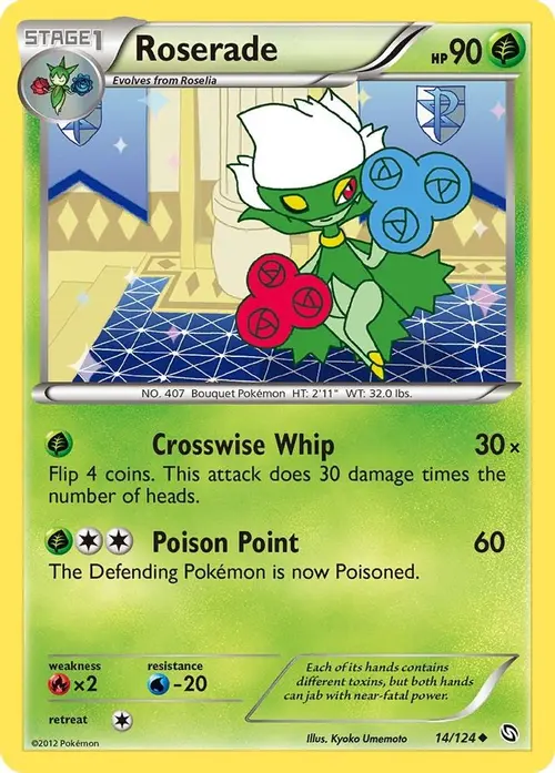 Roserade (14) card art